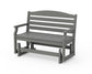 POLYWOOD Savannah 48" Glider — Slate Grey