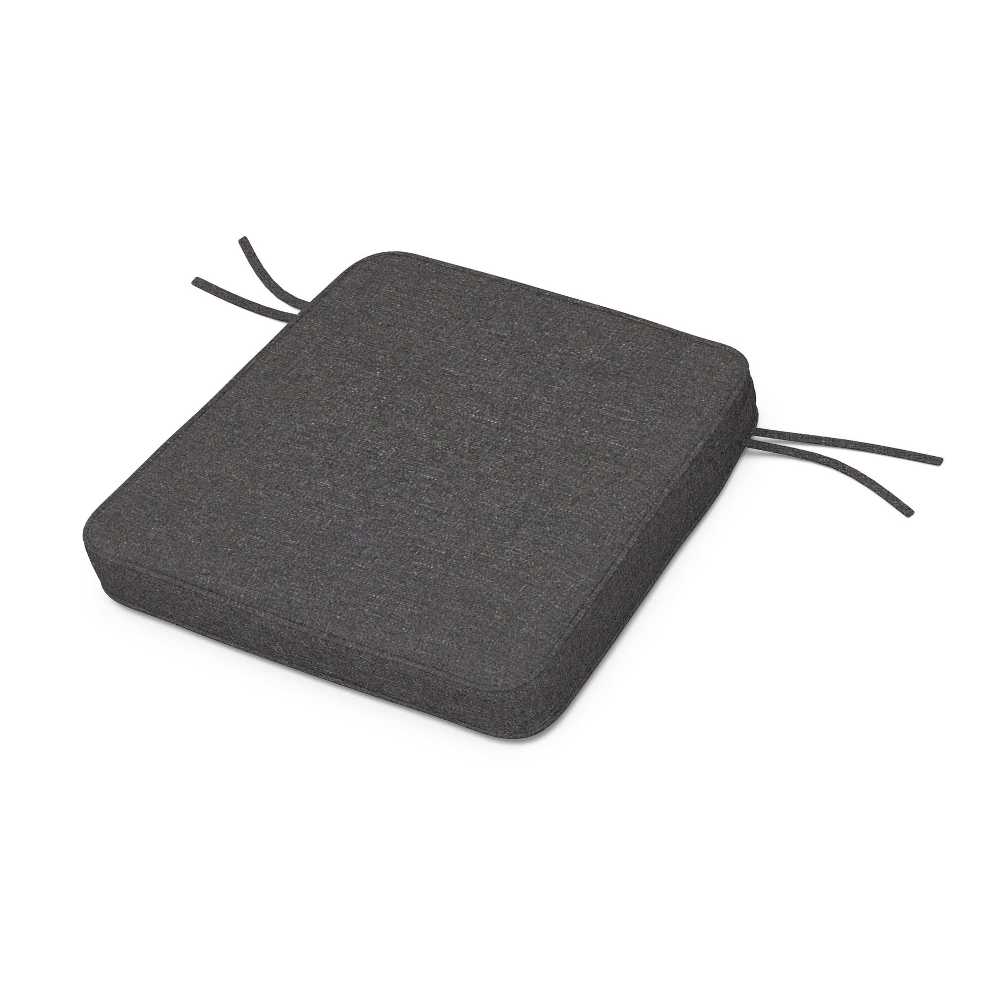 POLYWOOD Acadia Dining Arm Seat Cushion — Ash Charcoal