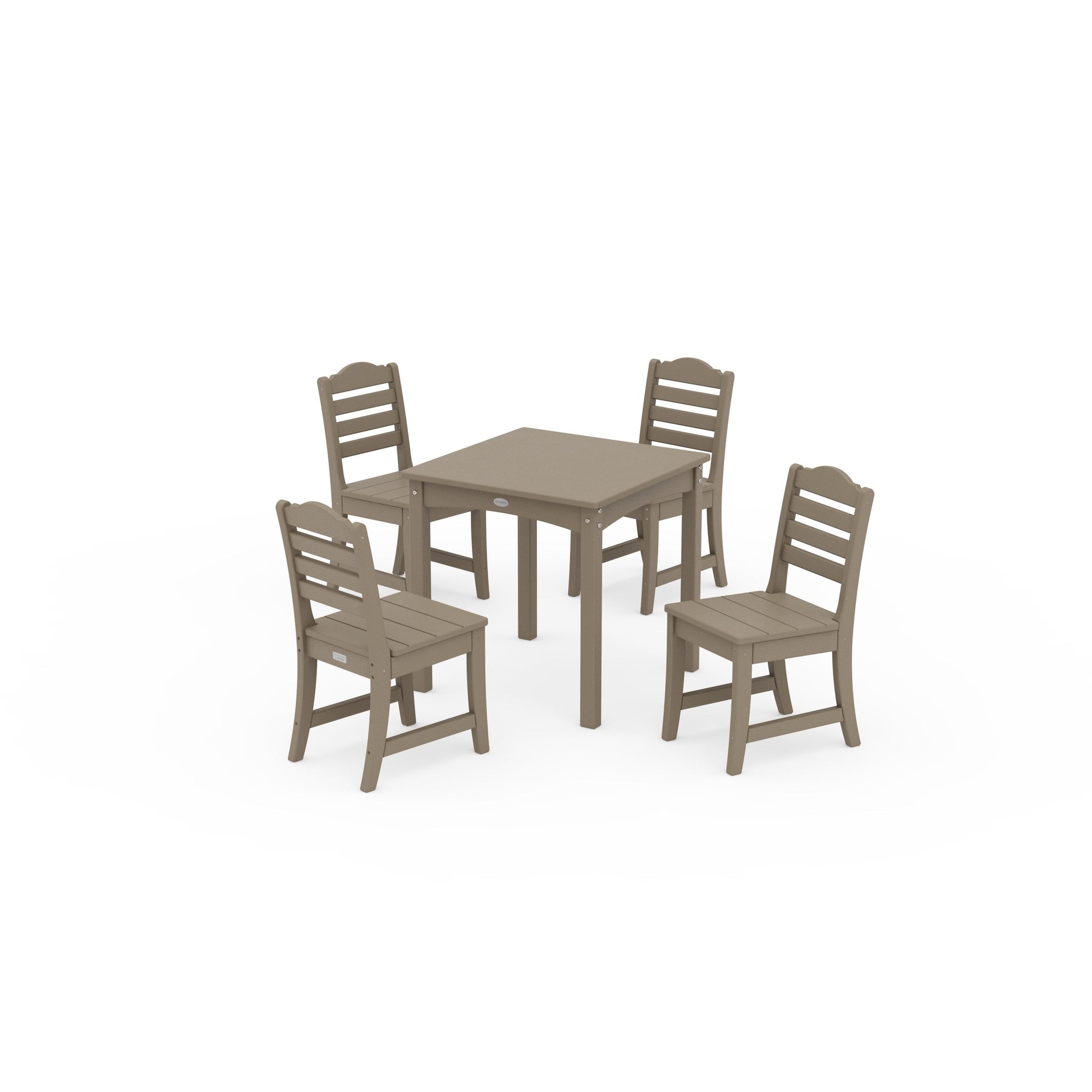 POLYWOOD Savannah Kids 5-Piece Dining Set — Vintage Sahara