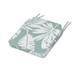 POLYWOOD Acadia Dining Side Seat Cushion — Leaf Glacier Spa