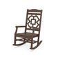 POLYWOOD Chinoiserie Rocking Chair — Mahogany