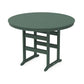 POLYWOOD 60" Round Farmhouse Bar Table — Green