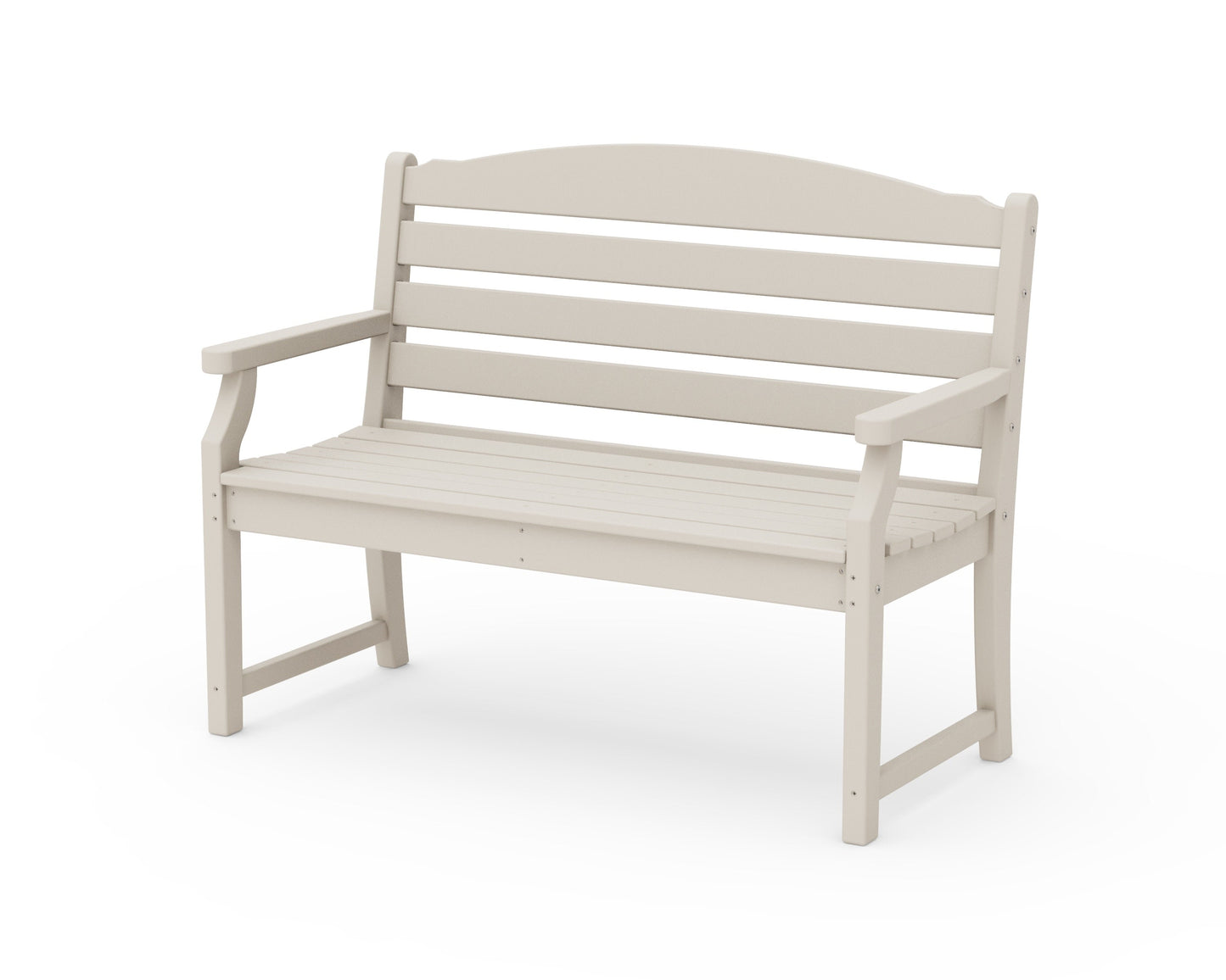 POLYWOOD Savannah 48" Bench — Sand
