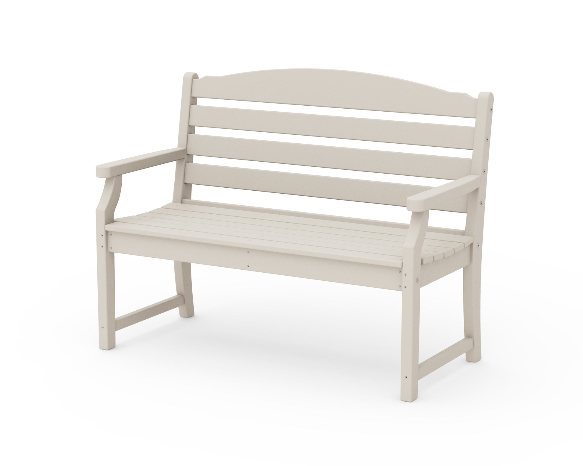 POLYWOOD Savannah 48" Bench — Sand