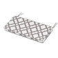 POLYWOOD Chinoiserie Bench Seat Cushion — Trellis Grey Mist