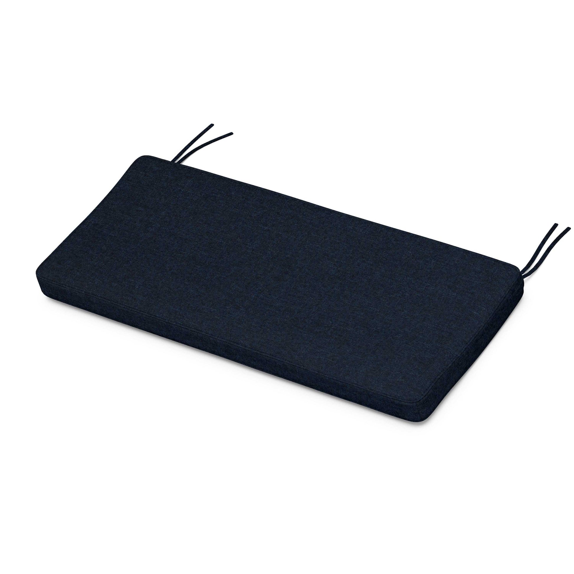 POLYWOOD Chinoiserie Bench Seat Cushion — Marine Indigo
