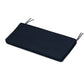 POLYWOOD Chinoiserie Bench Seat Cushion — Marine Indigo
