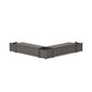 POLYWOOD 60" Vineyard L- Shaped Planter Storage Bench Corner Set — Driftwood