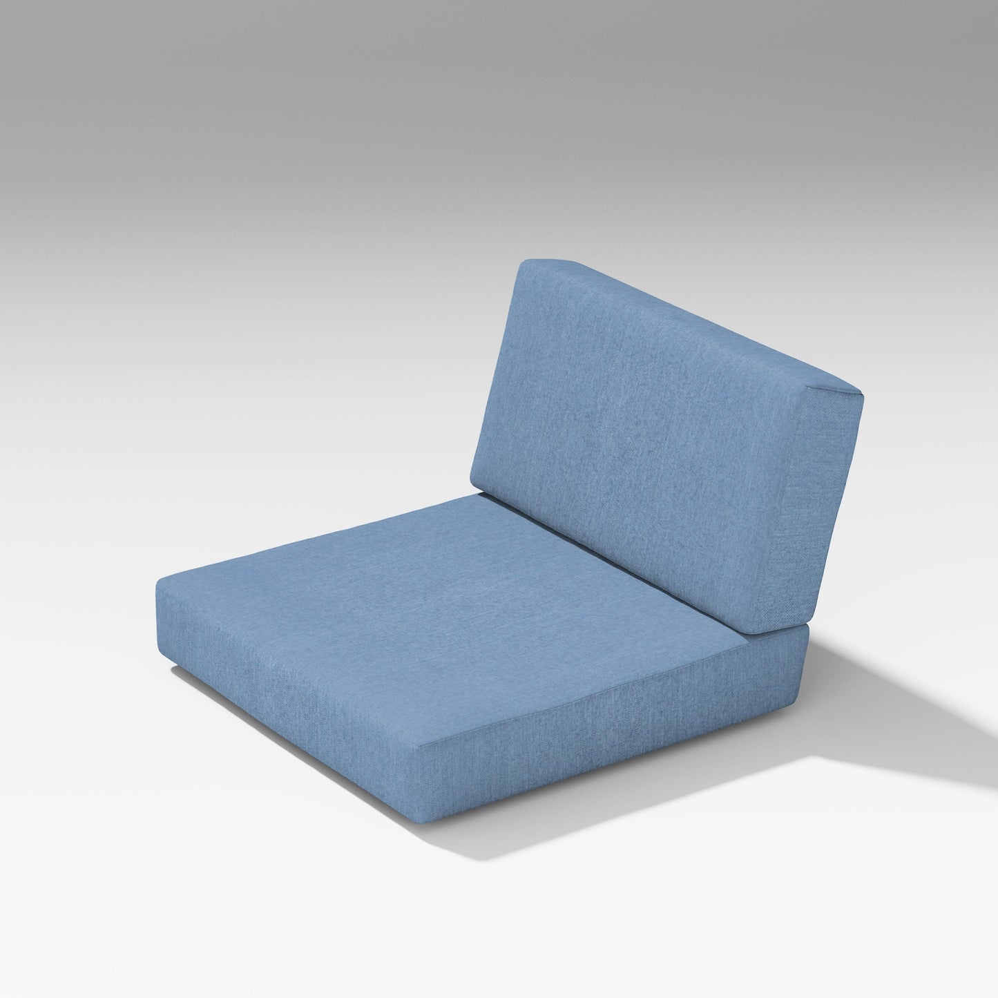 POLYWOOD Latitude Modular Seat/Back Cushions — Sky Blue