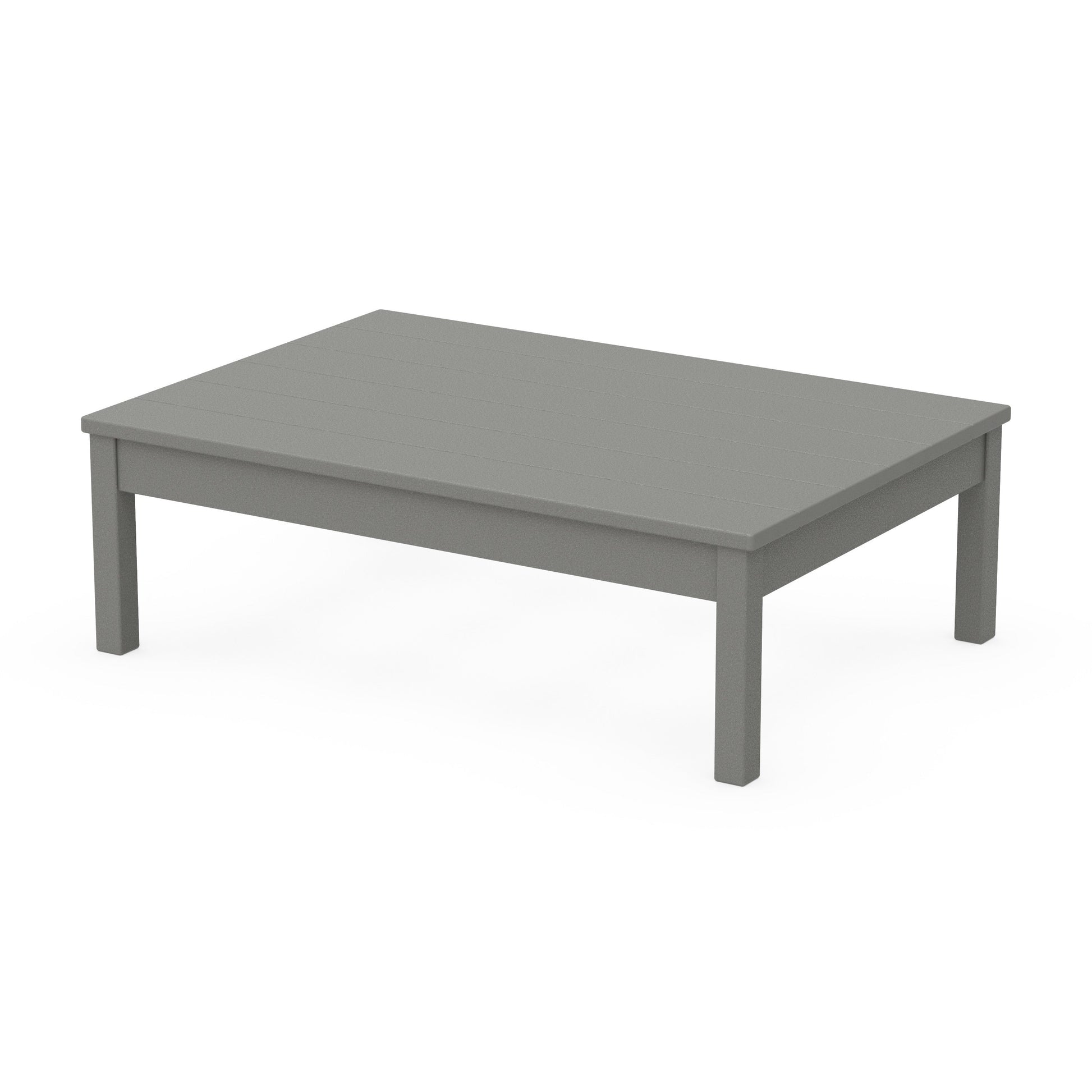 POLYWOOD 33" x 47" Coffee Table — Slate Grey