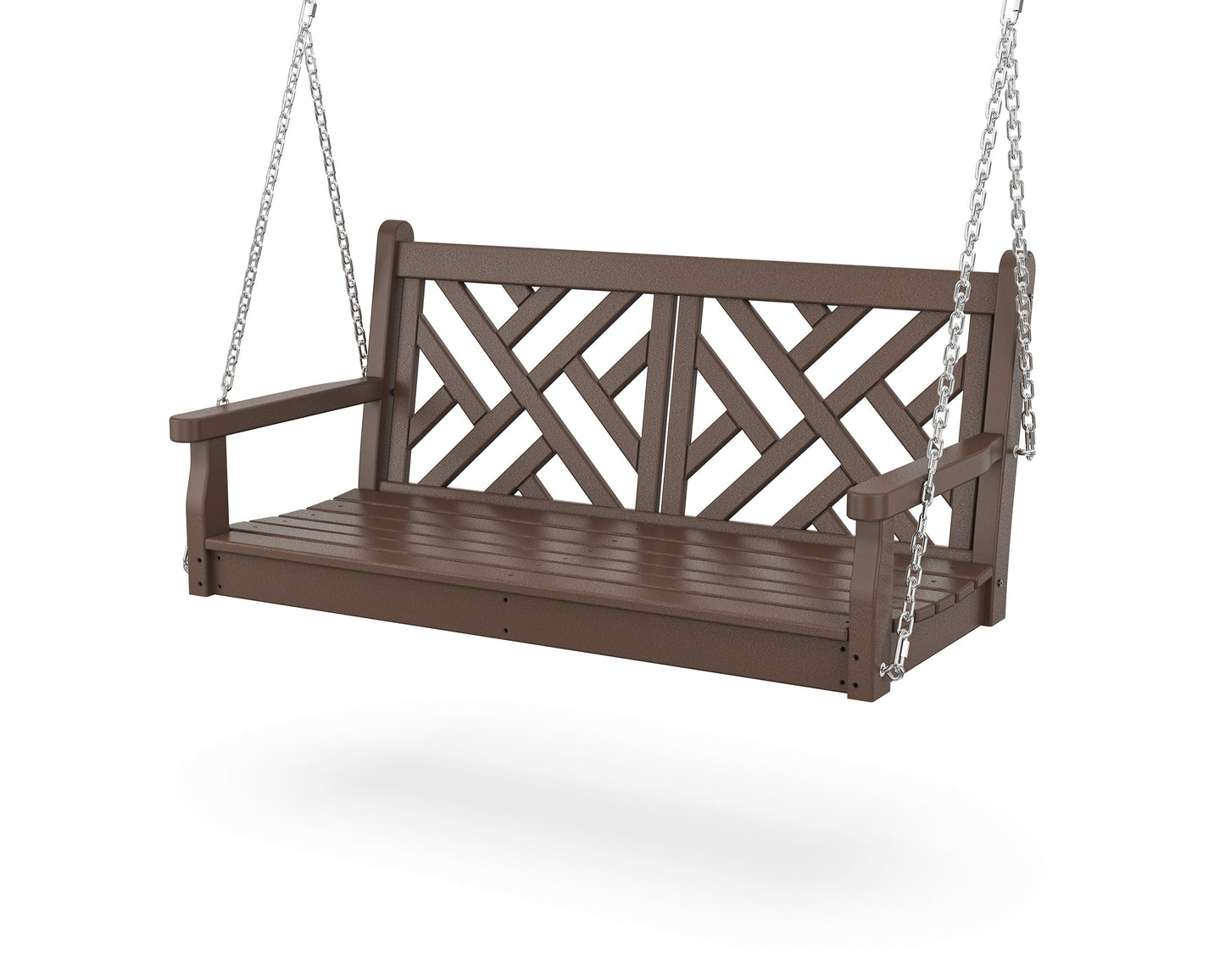 POLYWOOD Chippendale 48" Swing — Mahogany