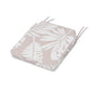 POLYWOOD Acadia Dining Side Seat Cushion — Leaf Dune Burlap