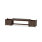POLYWOOD 48" Nautical Straight Planter Bench Set — Kona