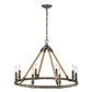 BIG SUGAR 30'' WIDE 8-LIGHT CHANDELIER    -    FREE SHIPPING !!!