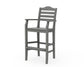 POLYWOOD Savannah Bar Arm Chair — Slate Grey