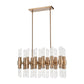 CARISBROOKE 28.75'' WIDE 24-LIGHT LINEAR CHANDELIER - FREE SHIPPING !!!