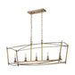 TRAPAN 39'' WIDE 5-LIGHT LINEAR CHANDELIER - FREE SHIPPING !!!
