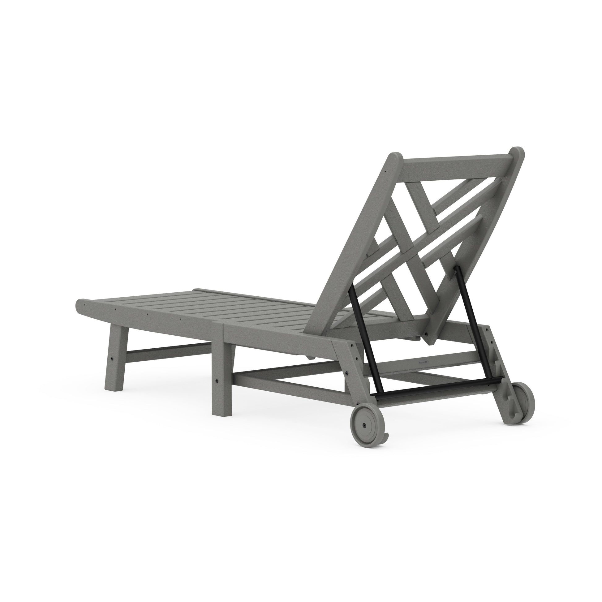 POLYWOOD Chippendale Chaise with Wheels