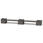 POLYWOOD 60" Nautical Straight Double Planter Bench Set - Large — Driftwood