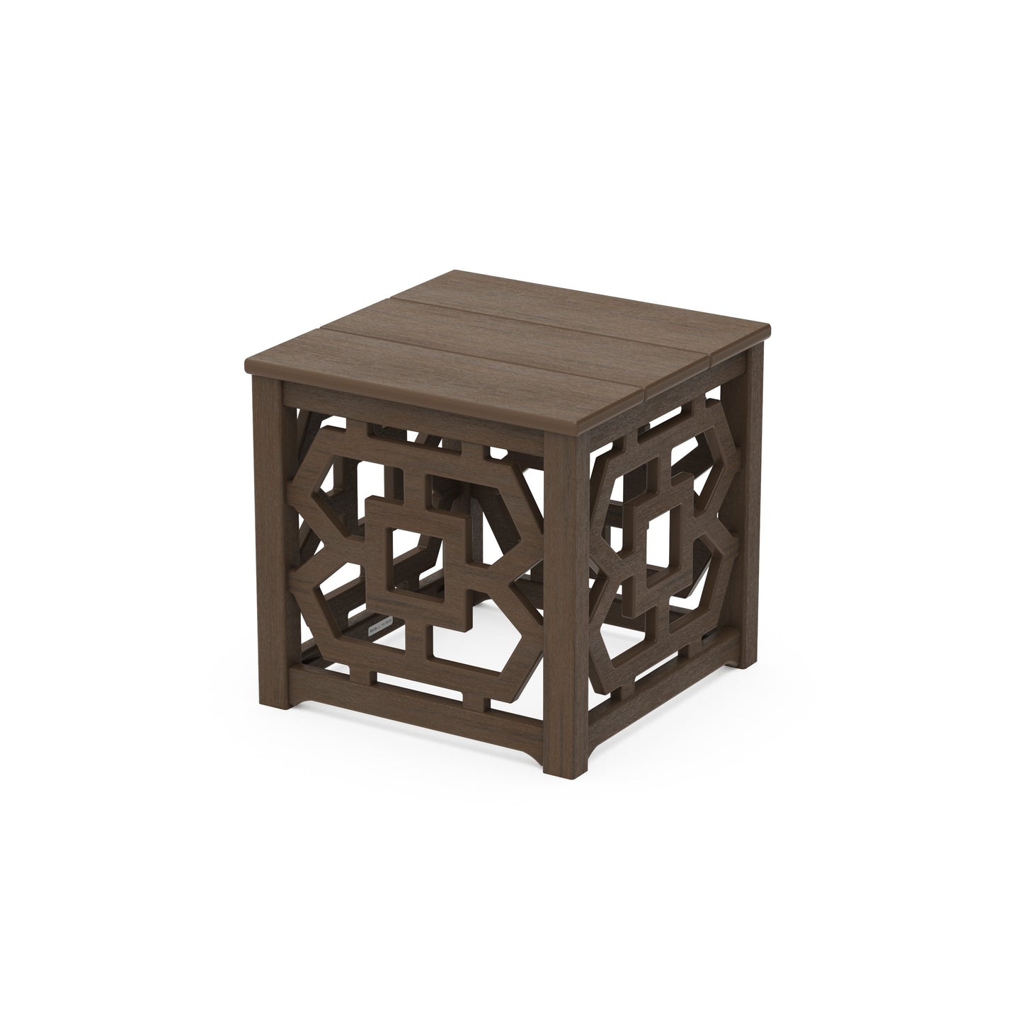 POLYWOOD Chinoiserie Accent Table — Kona