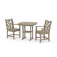 POLYWOOD Chippendale 3-Piece Dining Set — Vintage Sahara