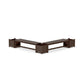 POLYWOOD 60" Country Living L- Shaped Planter Bench Corner Set — Kona