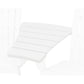 POLYWOOD Angled Adirondack Connecting Table — White