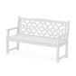 POLYWOOD Chinoiserie 60" Garden Bench — Vintage White