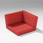 POLYWOOD Latitude Corner Seat Cushion — Crimson Linen