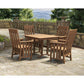 POLYWOOD Acadia 5-Piece Farmhouse Dining Set