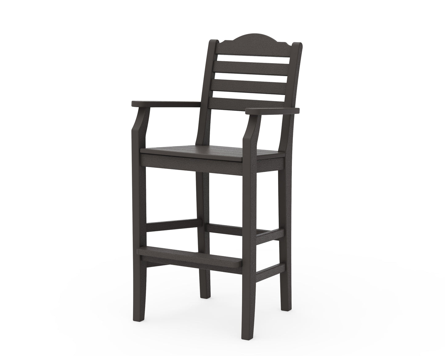 POLYWOOD Savannah Bar Arm Chair — Vintage Coffee