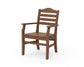 POLYWOOD Savannah Dining Arm Chair — Teak