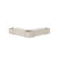 POLYWOOD 48" Vineyard L- Shaped Planter Storage Bench Corner Set — Sand