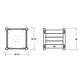 POLYWOOD Nautical Square Planter Box