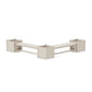 POLYWOOD 60" Nautical L- Shaped Planter Bench Corner Set - Large — Sand