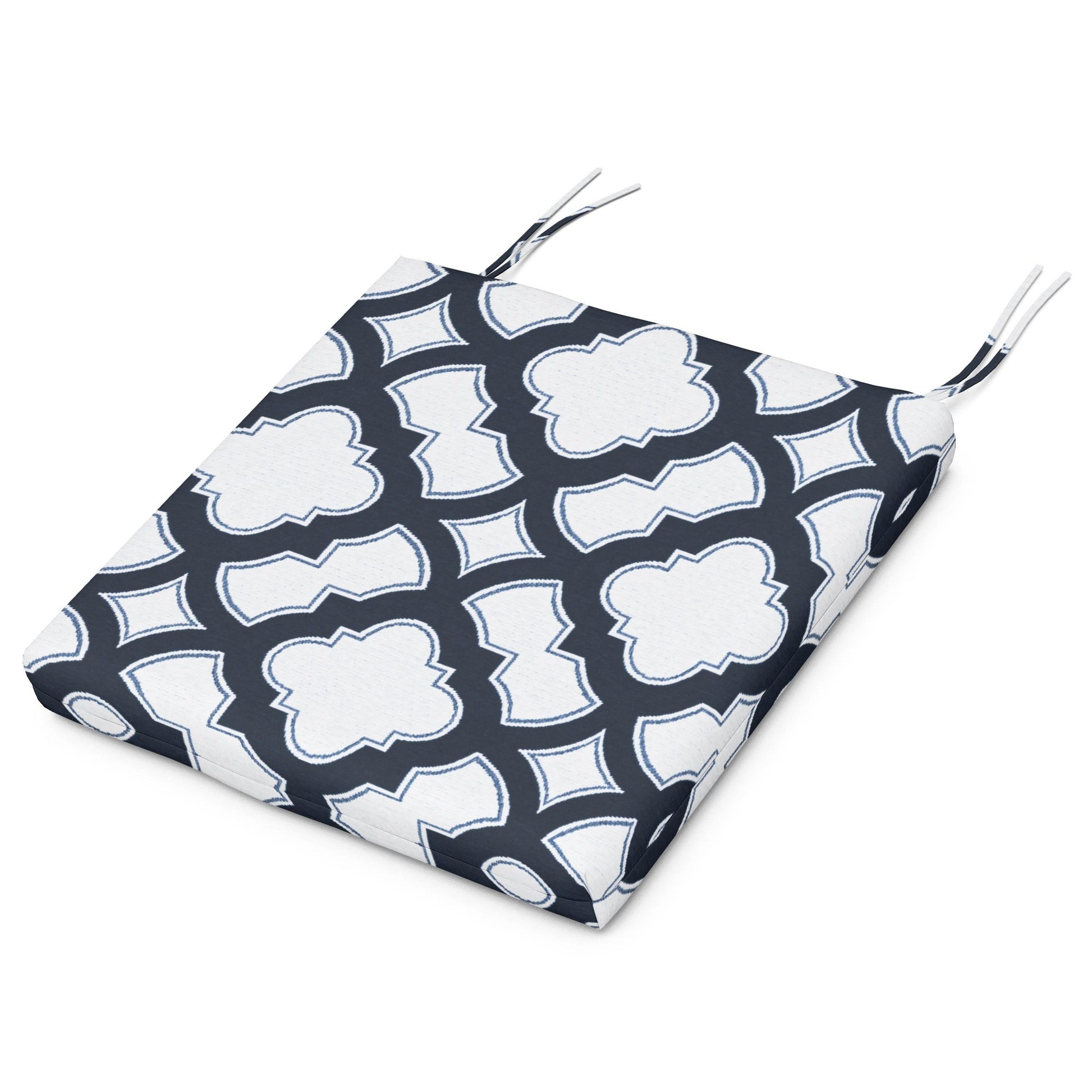 POLYWOOD Acadia Dining Side Seat Pad — Trellis Marine Indigo