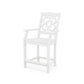 POLYWOOD Chinoiserie Counter Arm Chair — White
