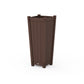 POLYWOOD Vineyard Tapered Square Tall Planter Box — Mahogany