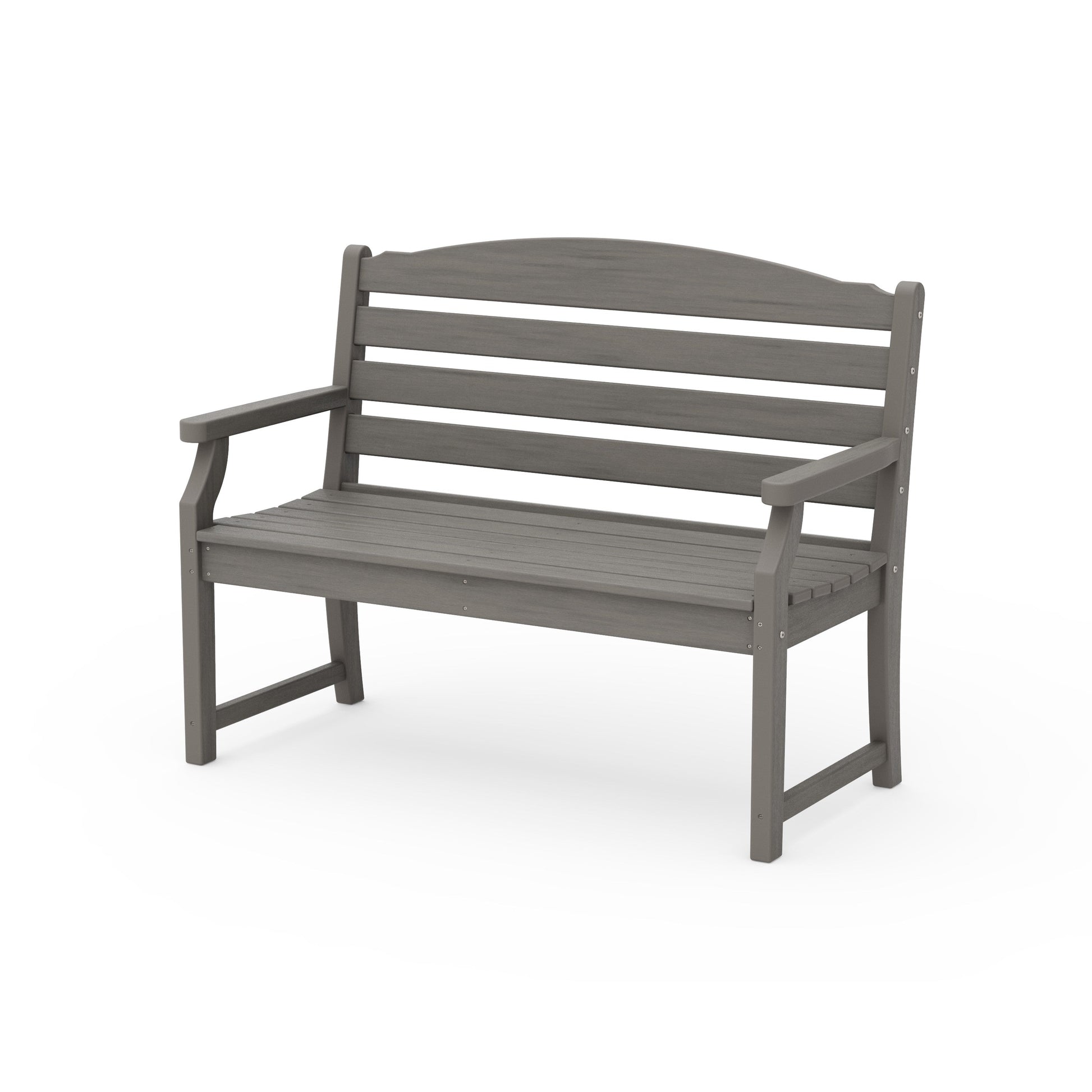 POLYWOOD Savannah 48" Bench — Driftwood