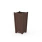 POLYWOOD Country Living Tapered Square Planter Box — Mahogany
