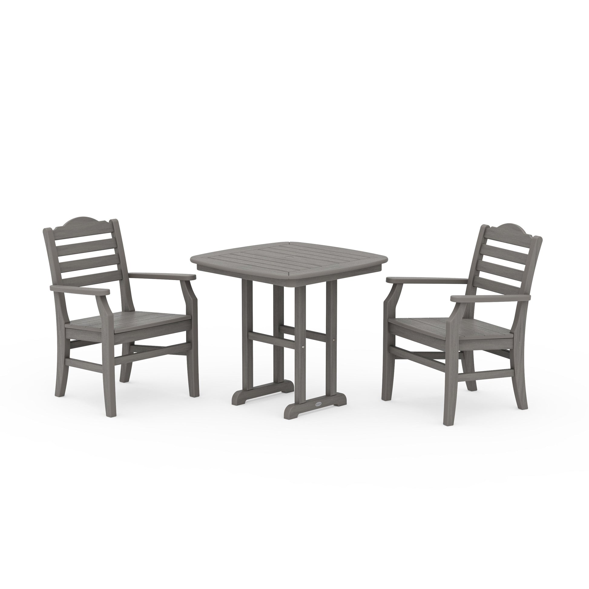 POLYWOOD Savannah 3-Piece Dining Set — Driftwood