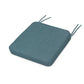 POLYWOOD Chinoiserie Side Chair Seat Cushion — Ocean Teal