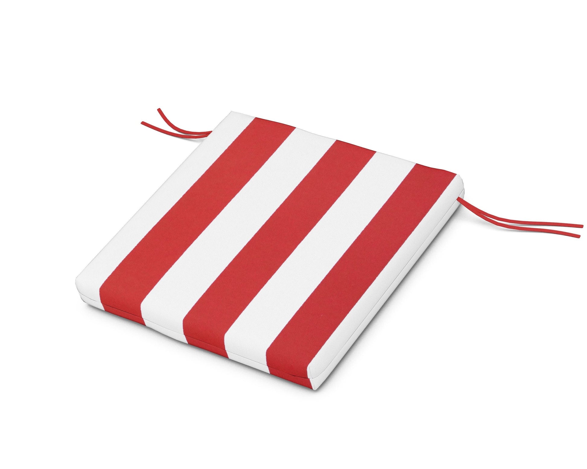 POLYWOOD AL300 Seat Pad — Cabana Stripe Crimson