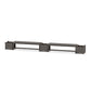 POLYWOOD 60" Country Living Straight Double Planter Bench Set — Driftwood