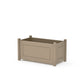 POLYWOOD Country Living Rectangle Double Planter Box — Vintage Sahara