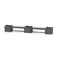 POLYWOOD 48" Vineyard Straight Double Planter Bench Set - Large — Driftwood