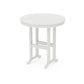POLYWOOD 36" Round Farmhouse Counter Table — Vintage White