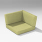 POLYWOOD Latitude Corner Seat Cushion — Chartreuse Boucle