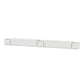 POLYWOOD 72" Country Living Straight Double Planter Storage Bench Set — White