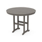 POLYWOOD 48" Round Farmhouse Counter Table — Driftwood